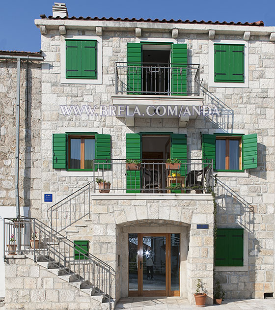 Haus - Appartements ANDA Medi�, Brela, Kroatien