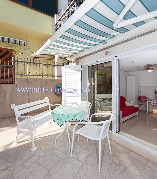 Apartments Dominik, Marianne Novak, Brela - veranda