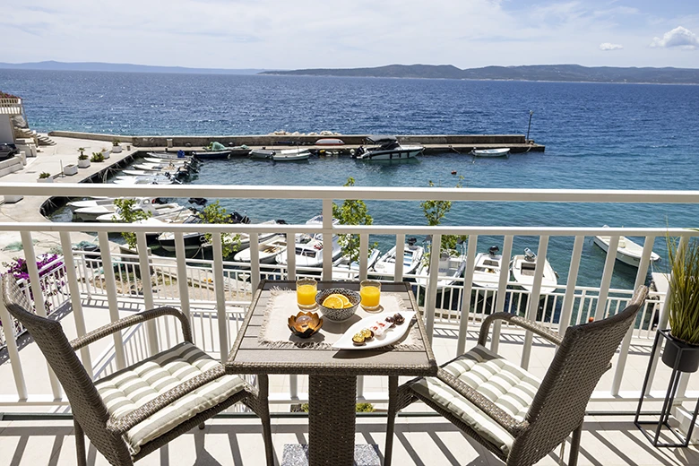 Apartments StoMarica, Brela - balcony with seaview