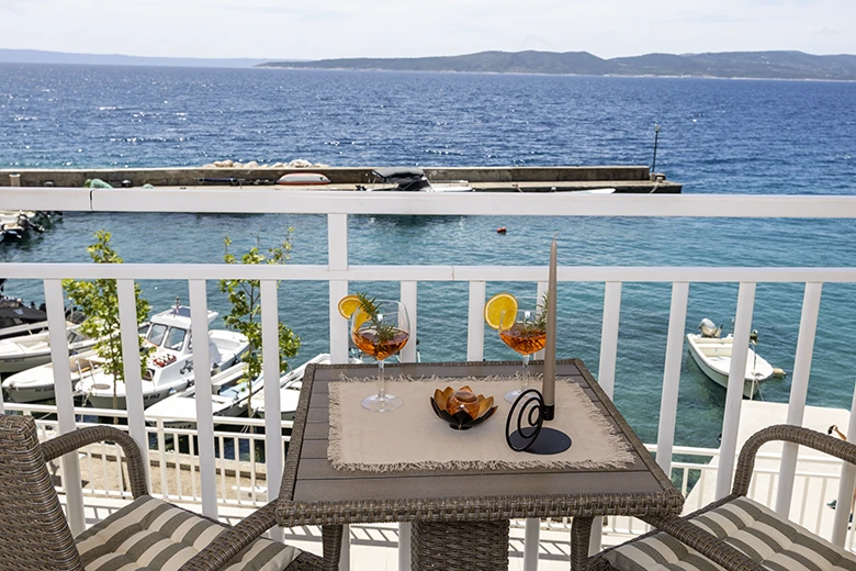 Apartments StoMarica, Brela - balcony with seaview