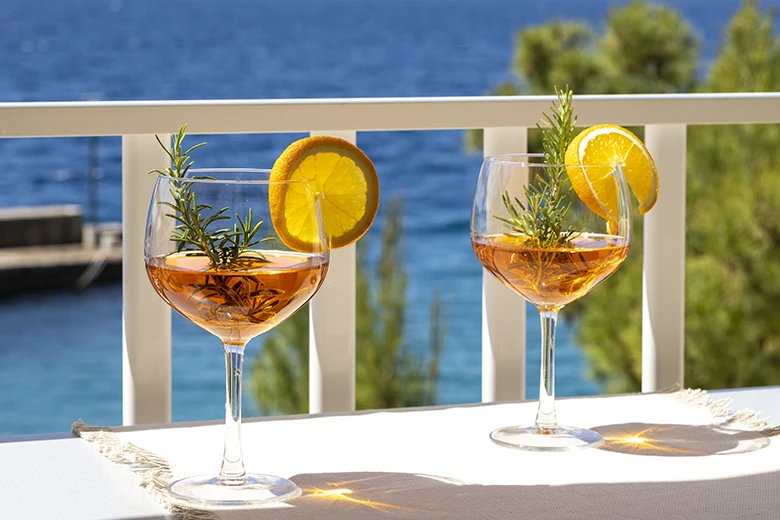 Apartments StoMarica, Brela - balcony with sea view