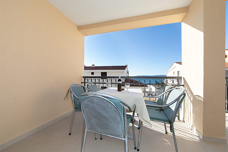 Apartments Kate, Brela - balcony with seaview
