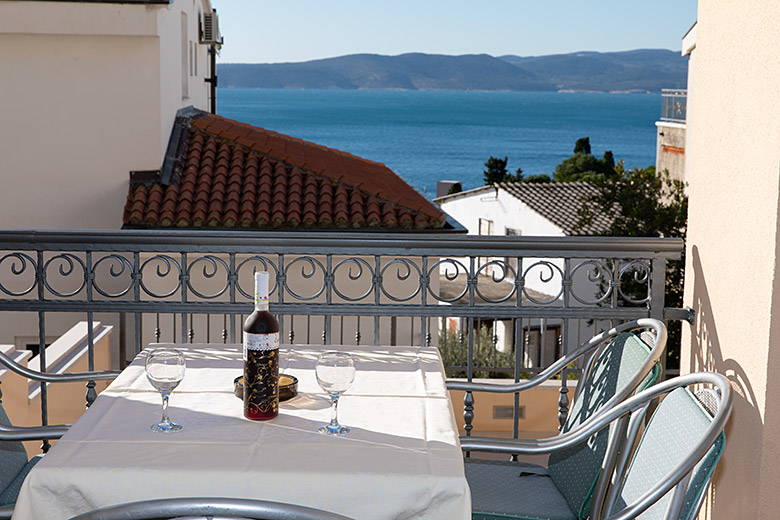 Apartments Kate, Brela - balcony with seaview