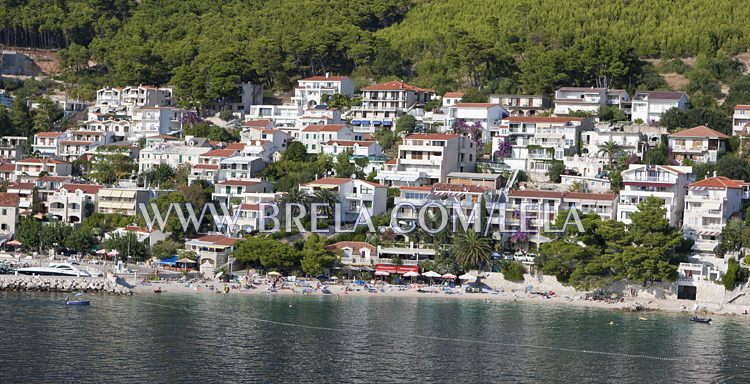 Panorama of Brela Soline