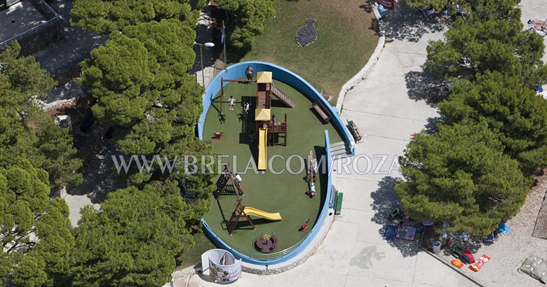 Child playground in Brela Soline