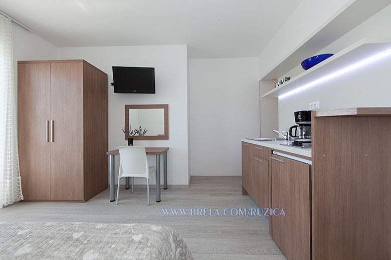 apartments Ru�ica �ami�, Brela - bedroom