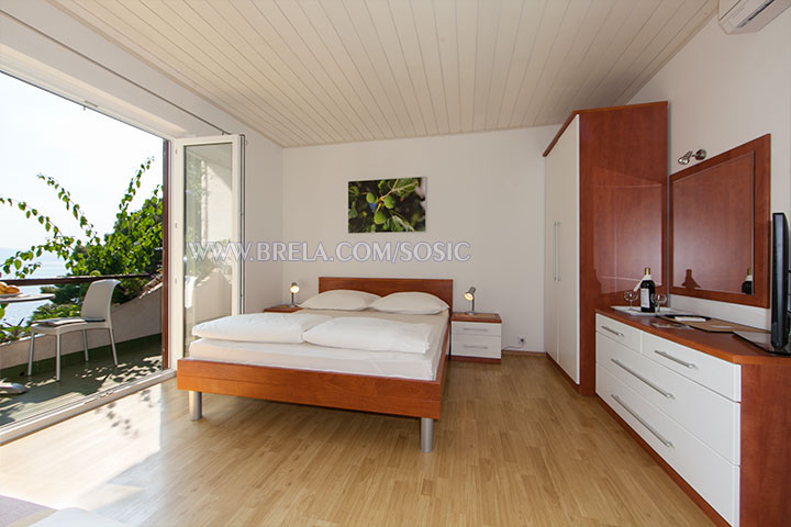 Brela Podra�e, apartments Mirjana - large bedroom