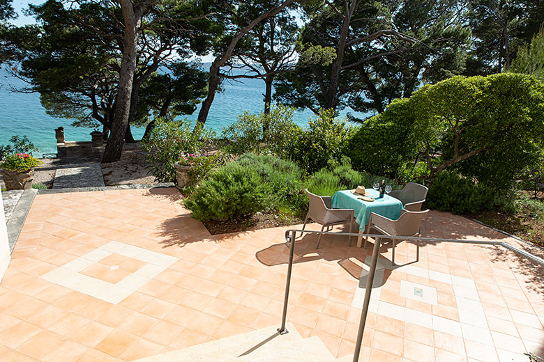 Vila Ru�a, Brela - entrance